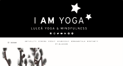 Desktop Screenshot of iamyogalulea.com